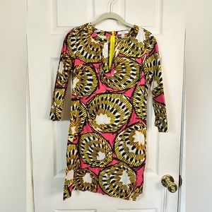 J Crew all cotton dress with pockets. Shirt with 3 quarter inch sleeve